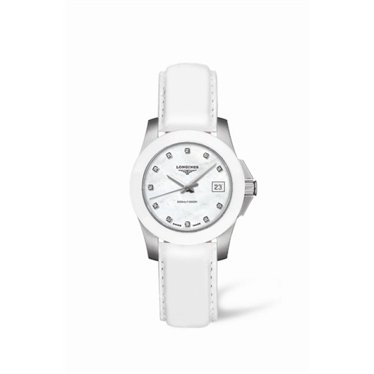 Longines L3.257.4.87.2 : Conquest 29.5 Quartz Ceramic