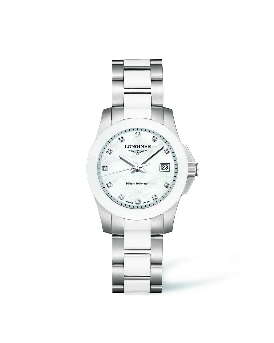 Longines L3.257.4.87.7 : Conquest 29.5 Quartz Ceramic