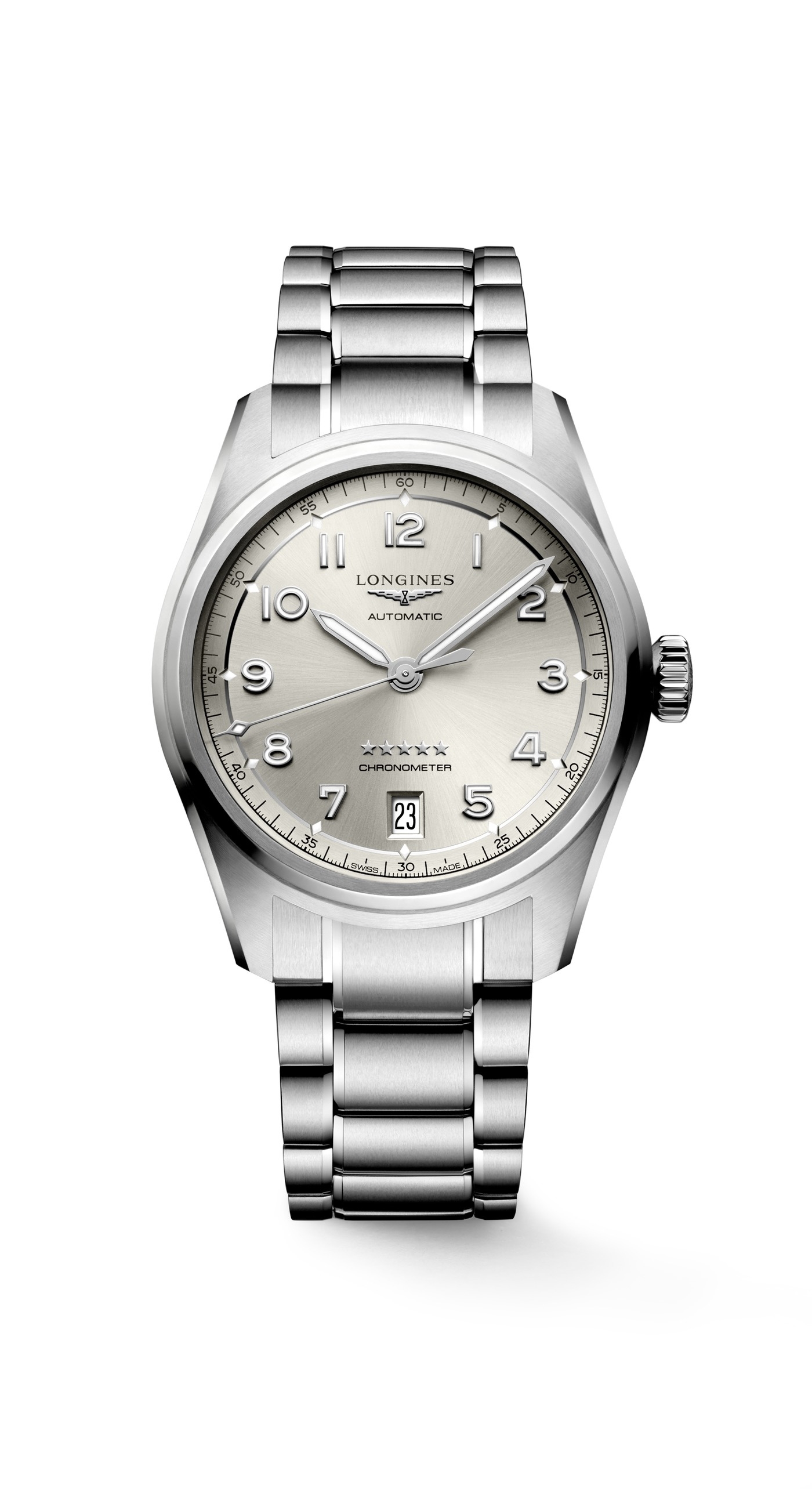 Longines L3.410.4.63.6 : Spirit Automatic 37 Champagne / Bracelet