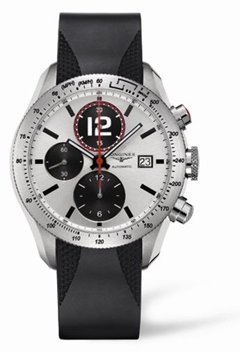 Longines L3.636.4.70.9 : GrandeVitesse Tachymeter Panda Rubber