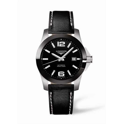 Longines L3.655.4.56.0 : Conquest Automatic 39 Ceramic