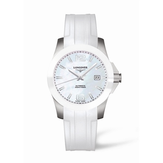 Longines L3.655.4.86.2 : Conquest Automatic 39 Ceramic