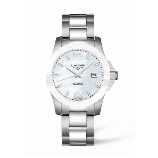 Longines L3.655.4.86.6 : Conquest Automatic 39 Ceramic