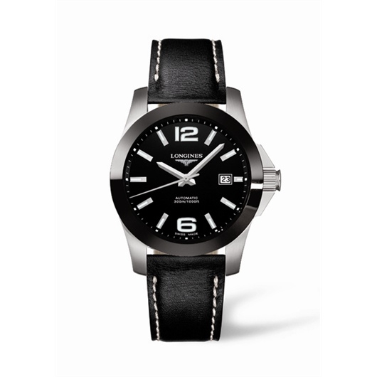 Longines L3.657.4.56.0 : Conquest 41 Automatic Ceramic