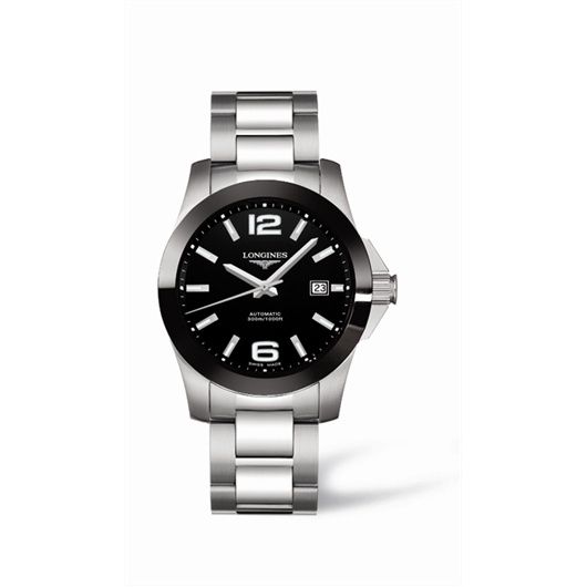 Longines L3.657.4.56.6 : Conquest 41 Automatic Ceramic