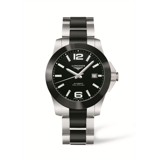 Longines L3.657.4.56.7 : Conquest 41 Automatic Ceramic