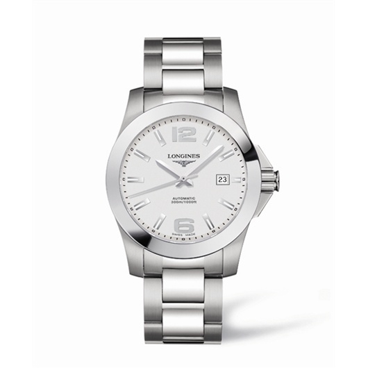 Longines L3.658.4.76.6 : Conquest Automatic 41mm Silver