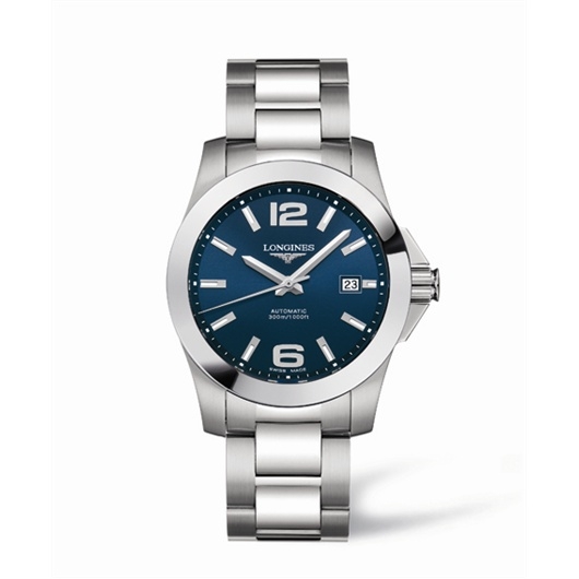 Longines L3.658.4.96.6 : Conquest Automatic 41mm Blue