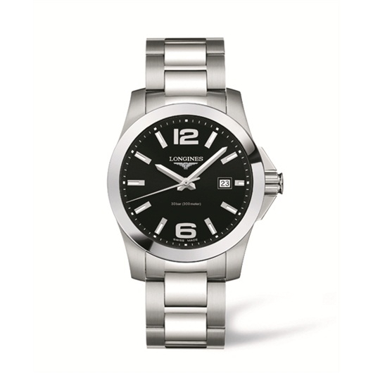 Longines L3.659.4.56.6 : Conquest Quartz 41mm