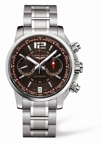 Longines L3.666.4.66.6 : Admiral Chronograph Brown
