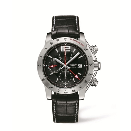 Longines L3.670.4.56.0 : Admiral Chronograph GMT