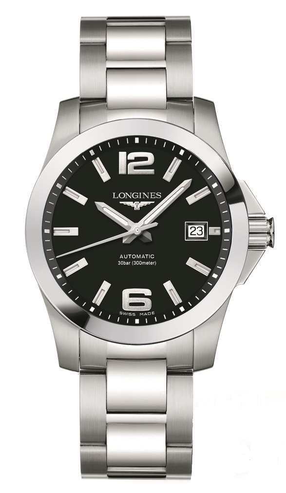Longines L3.676.4.58.6 : Conquest 39 Automatic Black