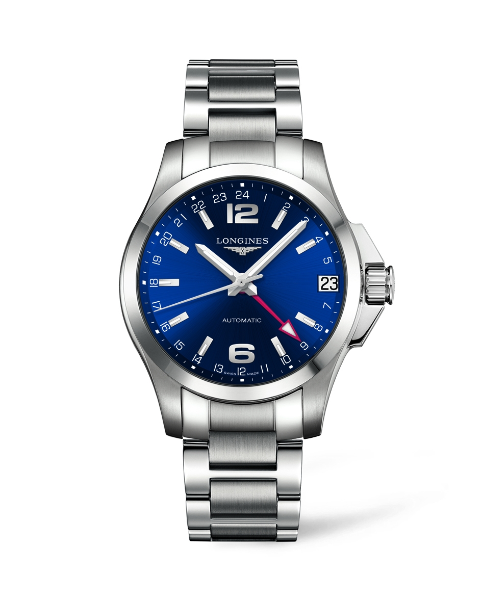 Longines L3.687.4.99.6 : Conquest 41 Automatic GMT