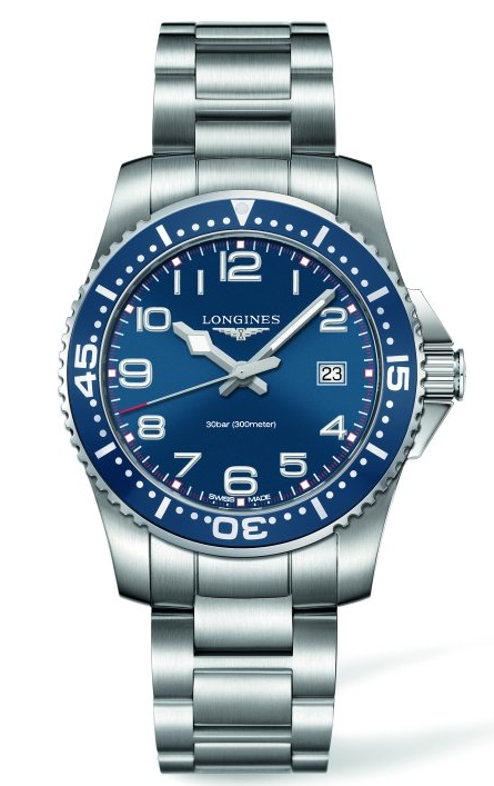 Longines L3.688.4.03.6 : Hydroconquest Quartz 39 Blue