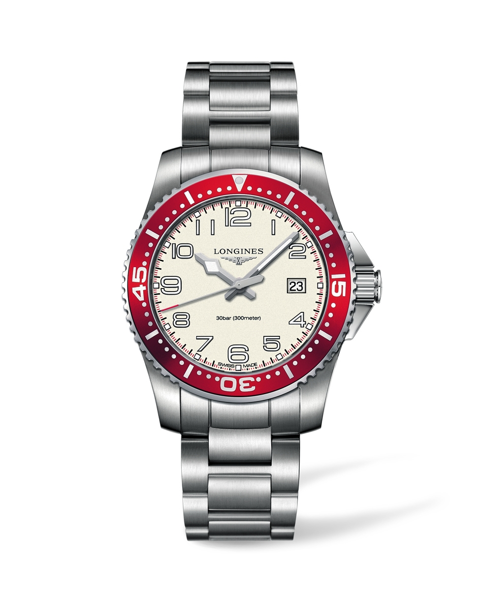 Longines L3.688.4.19.6 : Hydroconquest Quartz 39 Beige