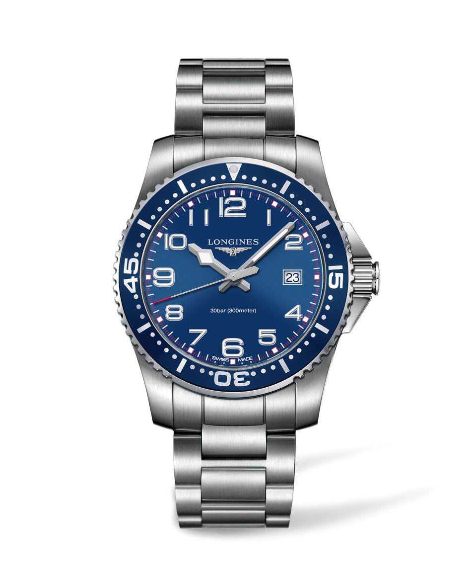 Longines L3.689.4.03.6 : Hydroconquest Quartz 41 Blue
