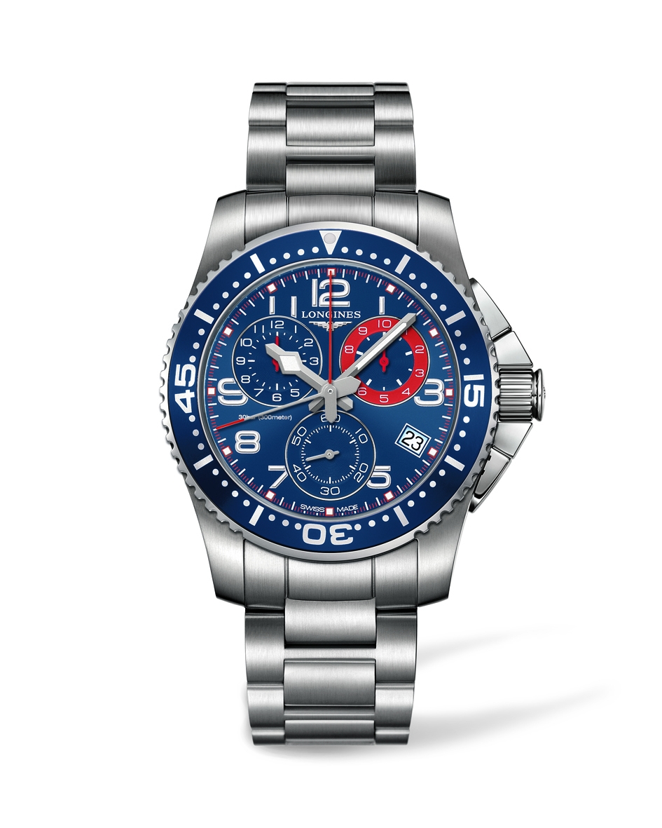 Longines L3.690.4.03.6 : Hydroconquest Chronograph Quartz