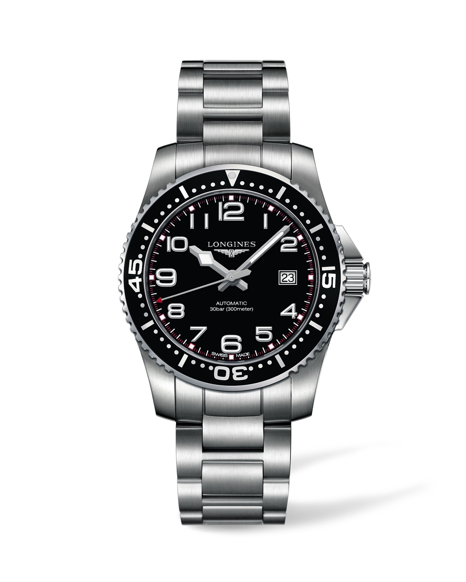 Longines L3.694.4.53.6 : Hydroconquest Automatic 39 Black