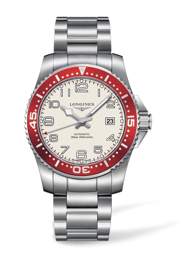 Longines L3.695.4.19.6 : Hydroconquest Automatic 41 Beige