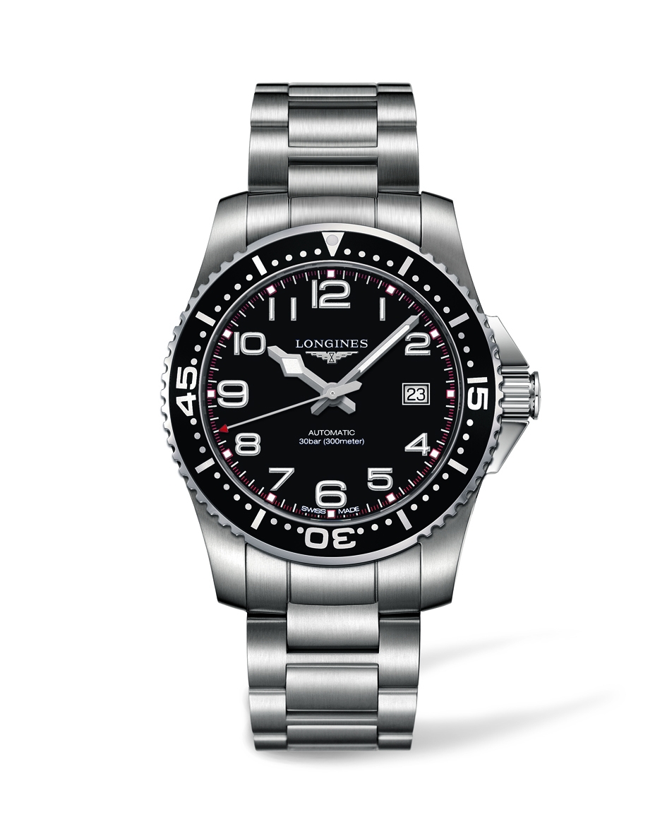 Longines L3.695.4.53.6 : Hydroconquest Automatic 41 Black