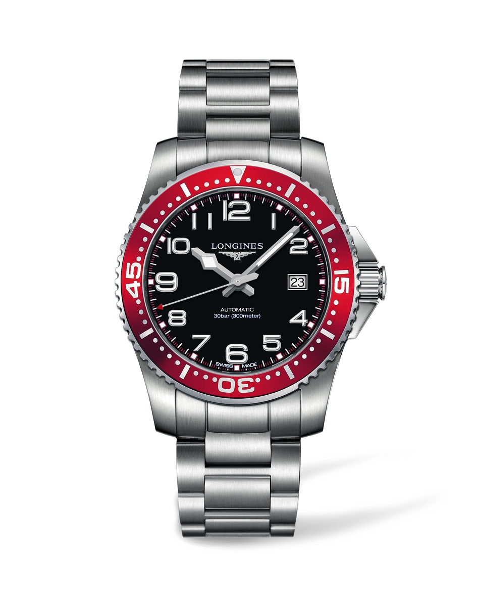 Longines L3.695.4.59.6 : Hydroconquest Automatic 41 Red