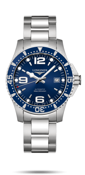 Longines L3.742.4.96.6 : HydroConquest 41 Automatic Stainless Steel / Blue / Bracelet