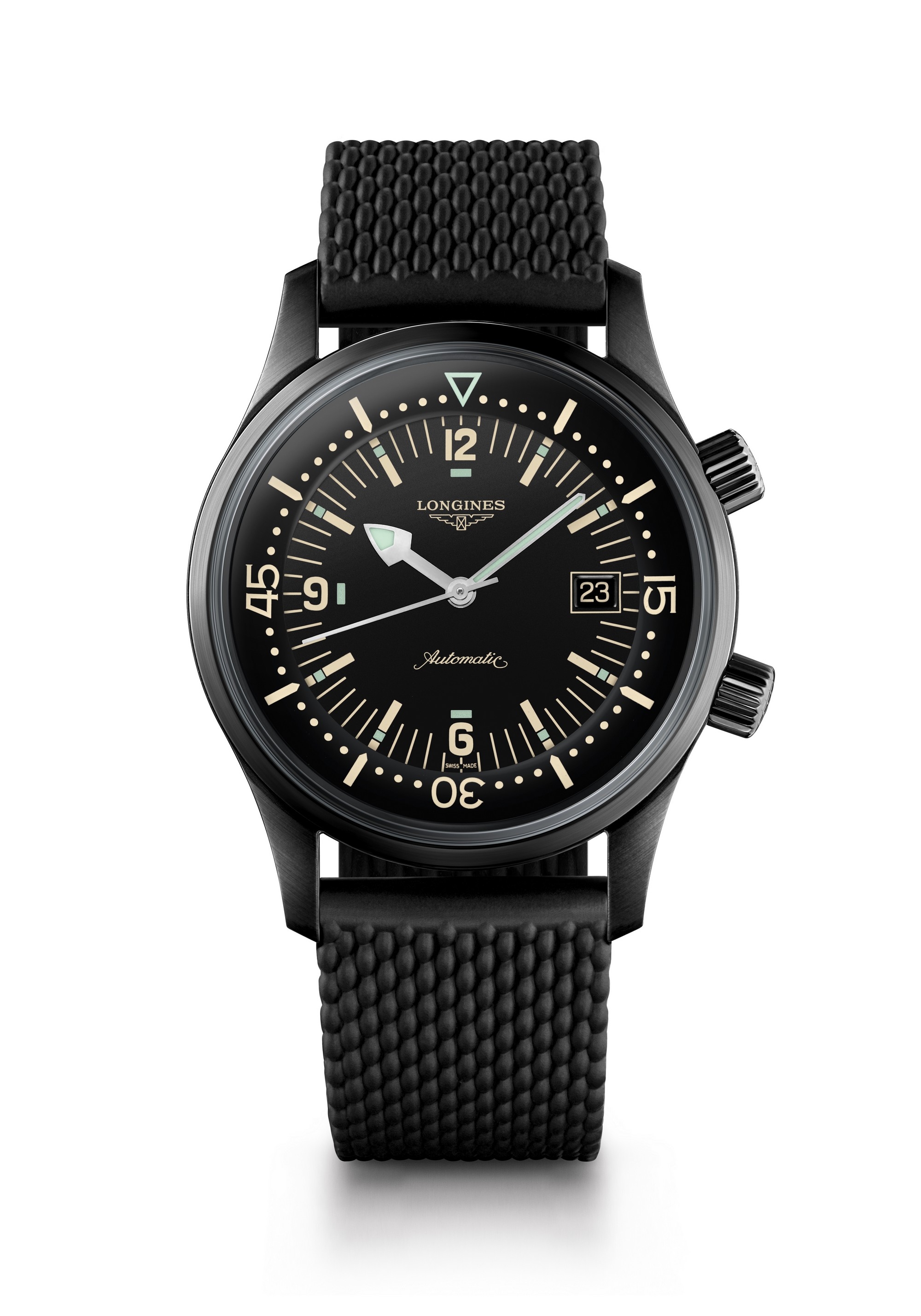 Longines L3.774.2.50.9 : Legend Diver Date PVD / Milanese