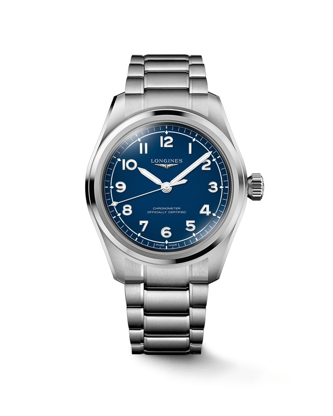Longines L3.809.4.93.6 : Spirit Automatic 39 Stainless Steel / Blue / Bracelet