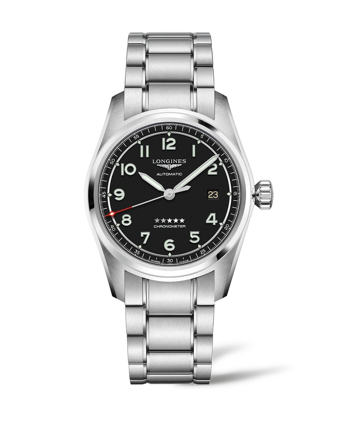 Longines L3.810.4.53.6 : Spirit Automatic 40 Black / Bracelet