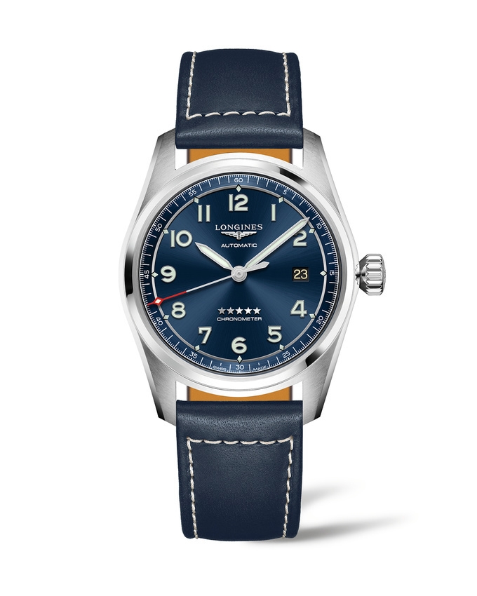 Longines L3.810.4.93.0 : Spirit Automatic 40 Blue / Strap