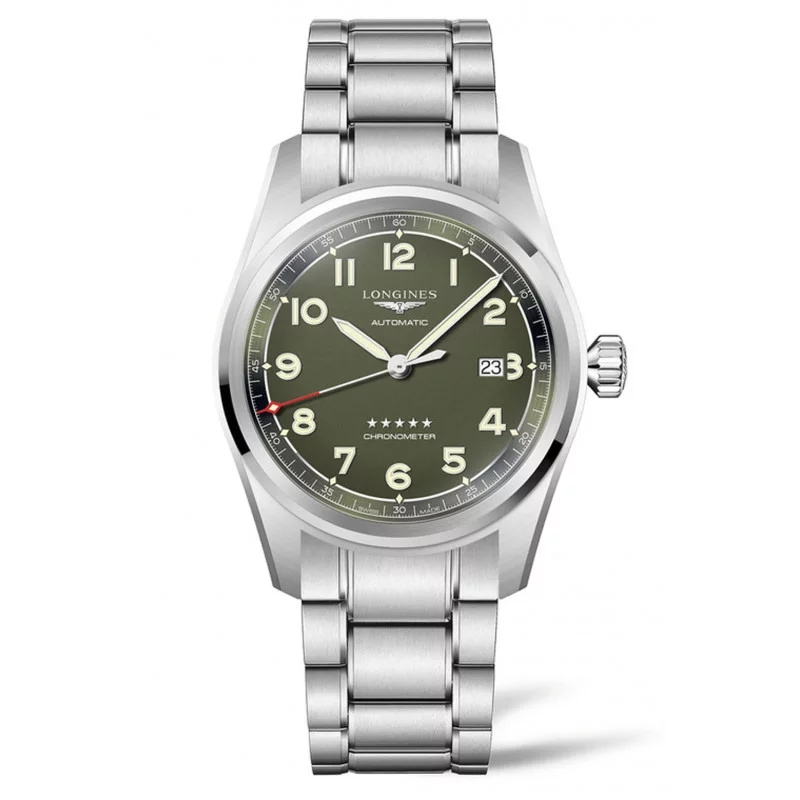 Longines L3.811.4.03.6 : Spirit Automatic 42 Green / Bracelet