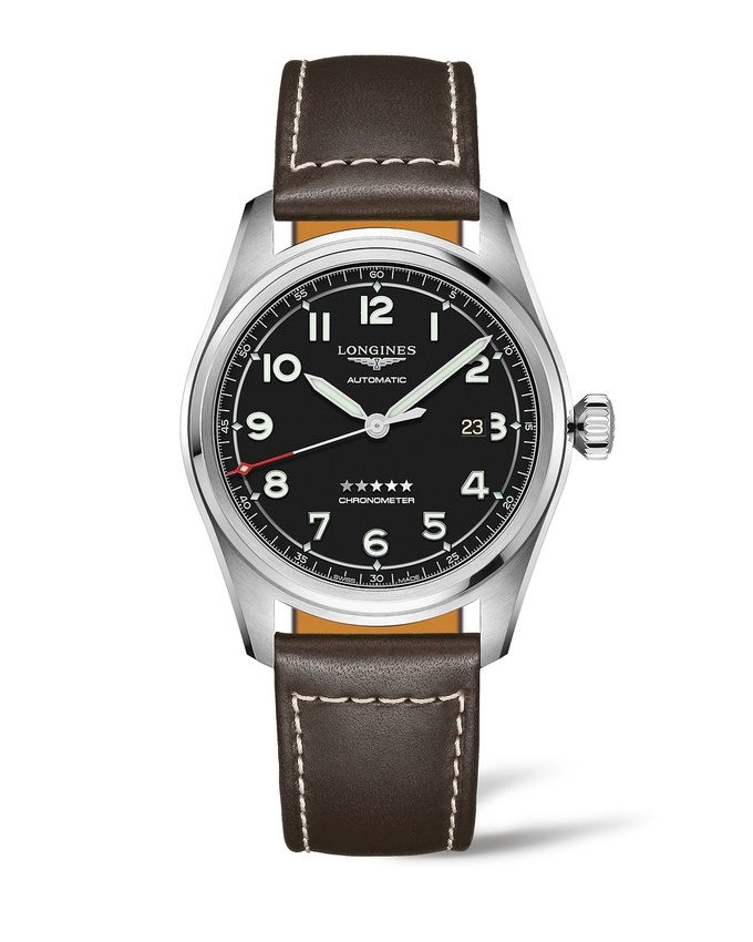 Longines L3.811.4.53.0 : Spirit Automatic 42 Black / Strap