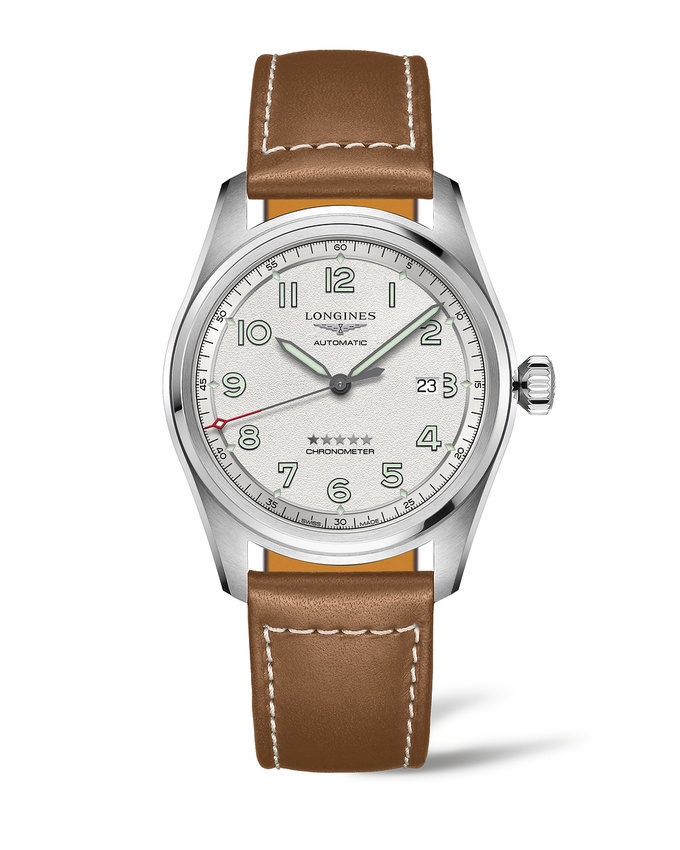 Longines L3.811.4.73.2 : Spirit Automatic 42 Silver / Strap