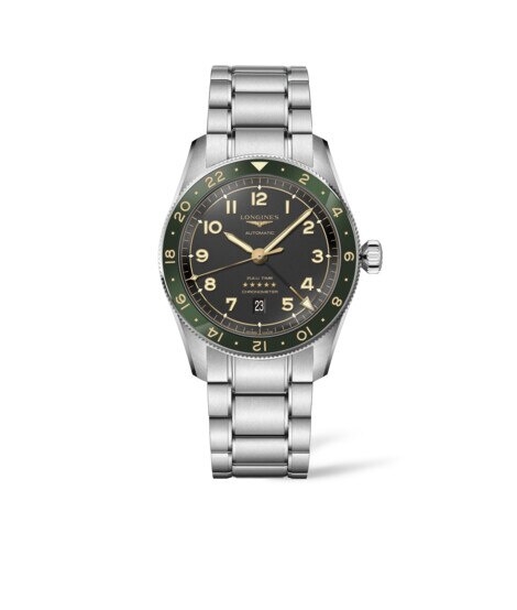 Longines L3.812.4.63.6 : Spirit Zulu Time 42 Grey / Bracelet