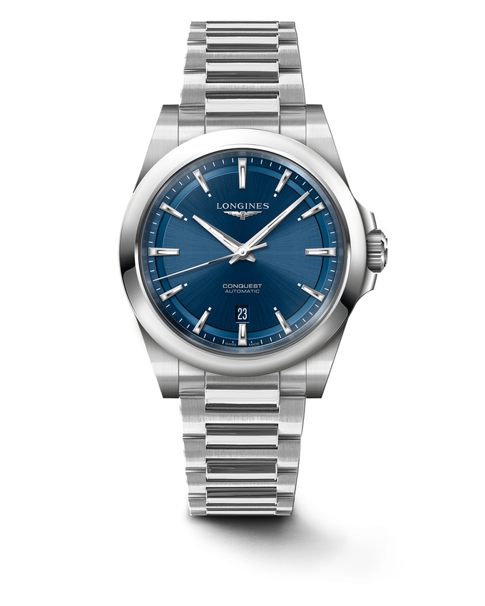Longines L3.830.4.92.6 : Conquest 41 Stainless Steel / Blue / Bracelet