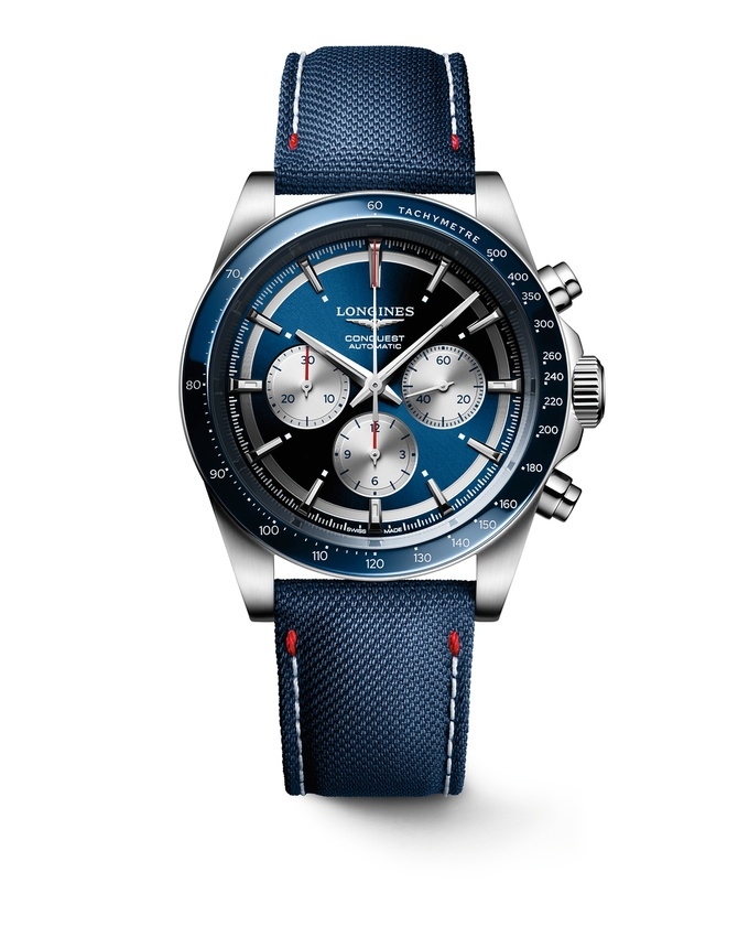 Longines L3.835.4.91.2 : Conquest Chronograph 42 Marco Odermatt