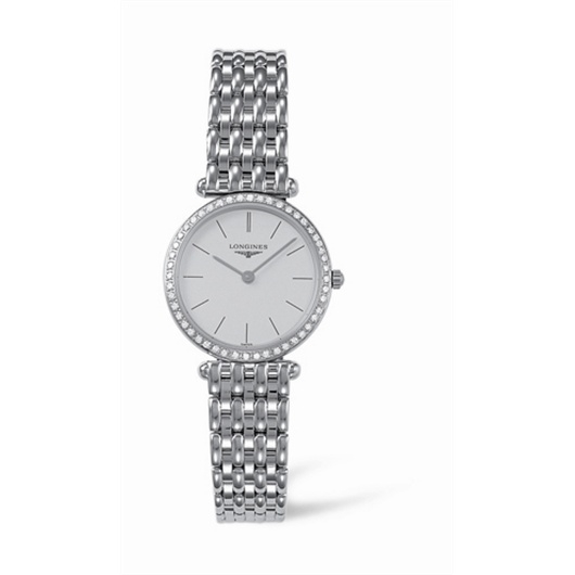 Longines L4.191.7.72.6 : La Grande Classique Quartz 23 White Gold
