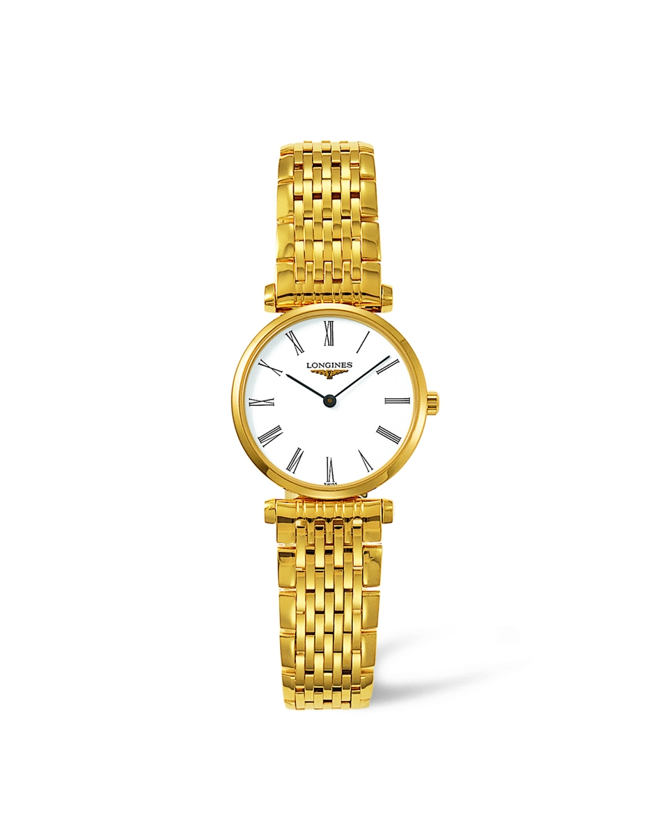 Longines L4.209.2.11.8 : La Grande Classique Quartz 24 Yellow Roman