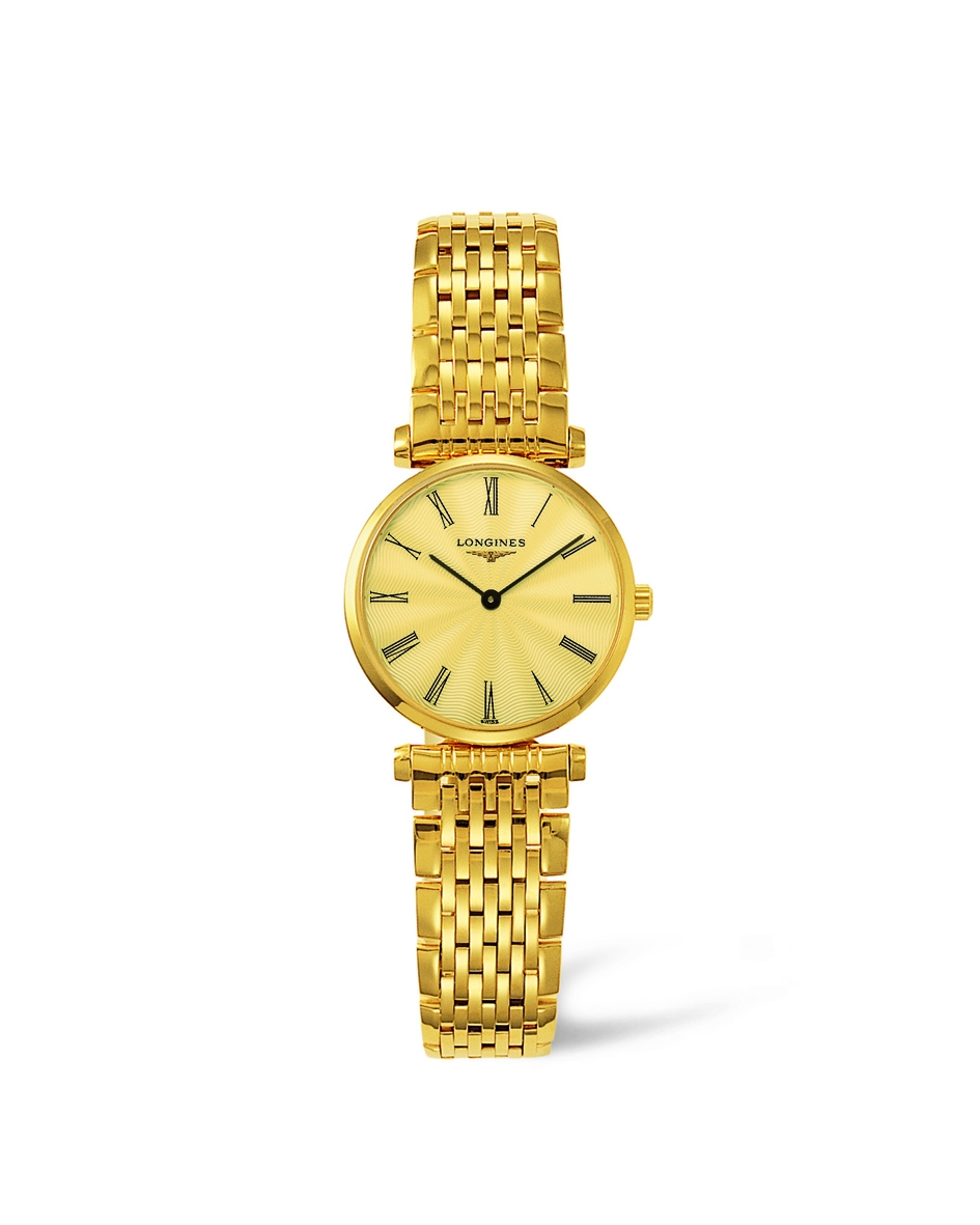 Longines L4.209.2.41.8 : La Grande Classique Quartz 24 Yellow Roman Yellow