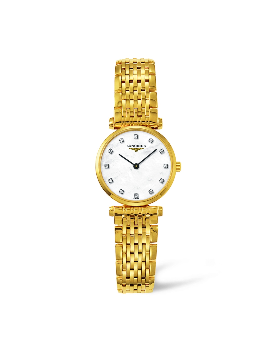 Longines L4.209.2.87.8 : La Grande Classique Quartz 24 Yellow MOP