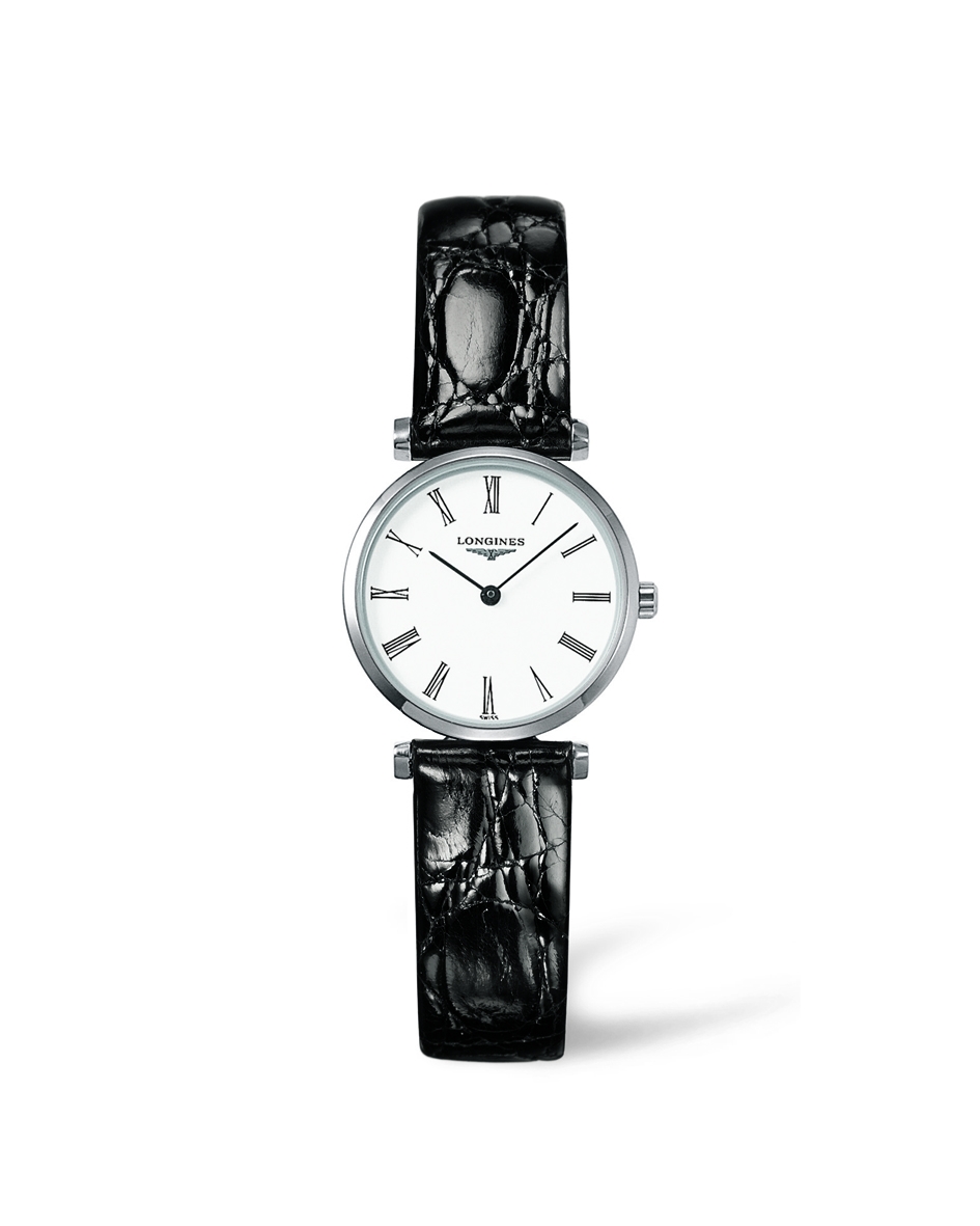 Longines L4.209.4.11.2 : La Grande Classique Quartz 24 Stainless Steel / White / Strap