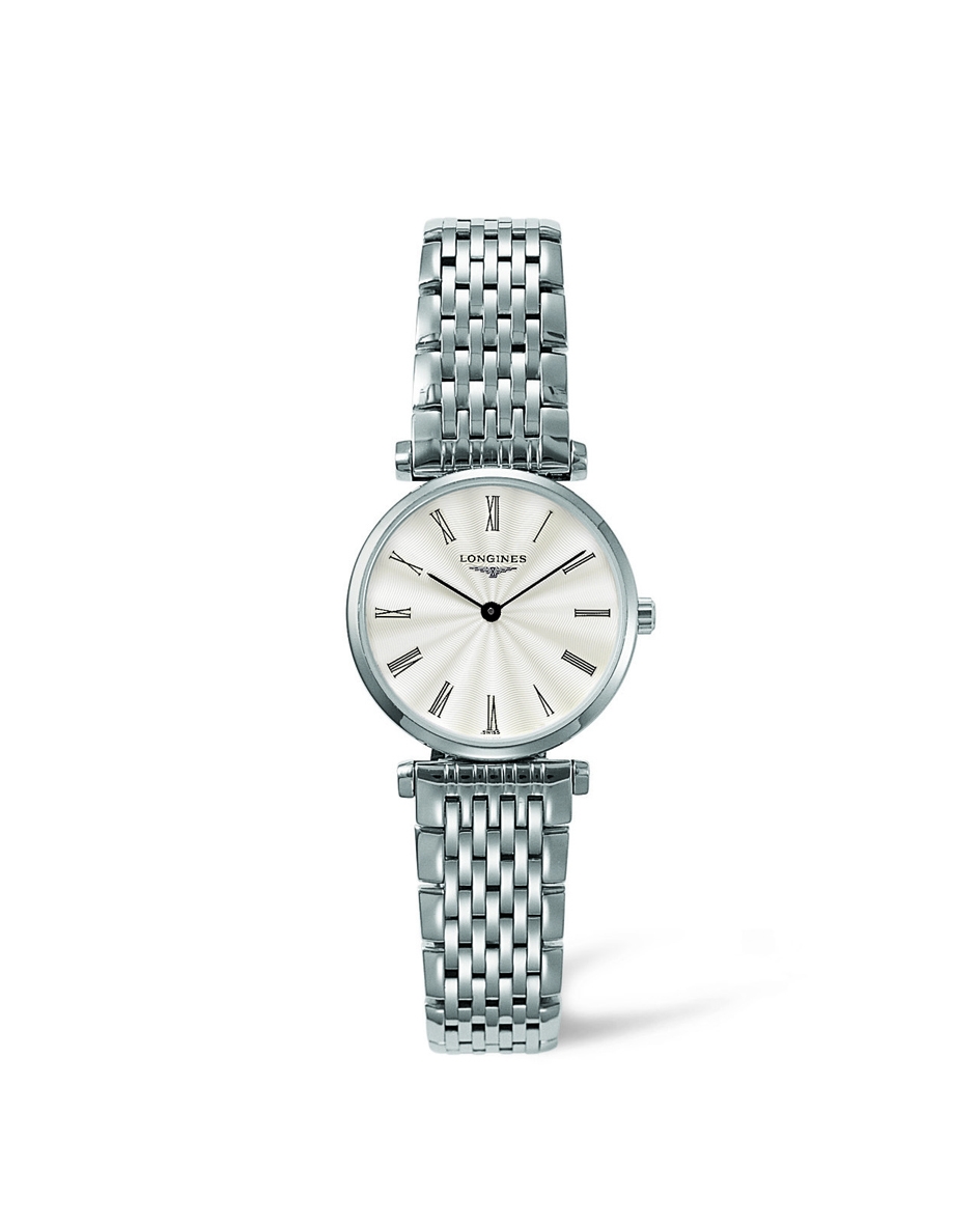Longines L4.209.4.71.6 : La Grande Classique Quartz 24 Stainless Steel / Silver - Roman / Bracelet