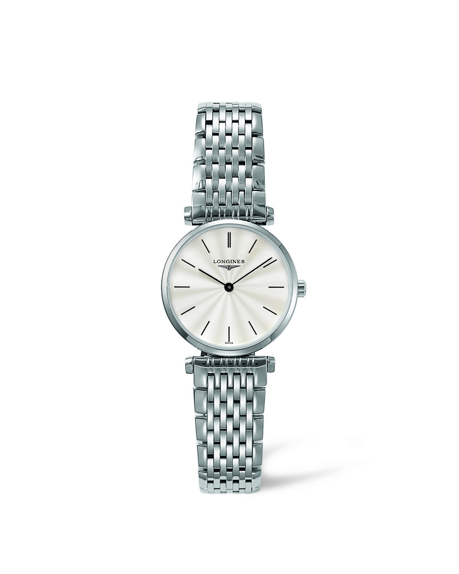 Longines L4.209.4.73.6 : La Grande Classique Quartz 24 Stick Guilloche