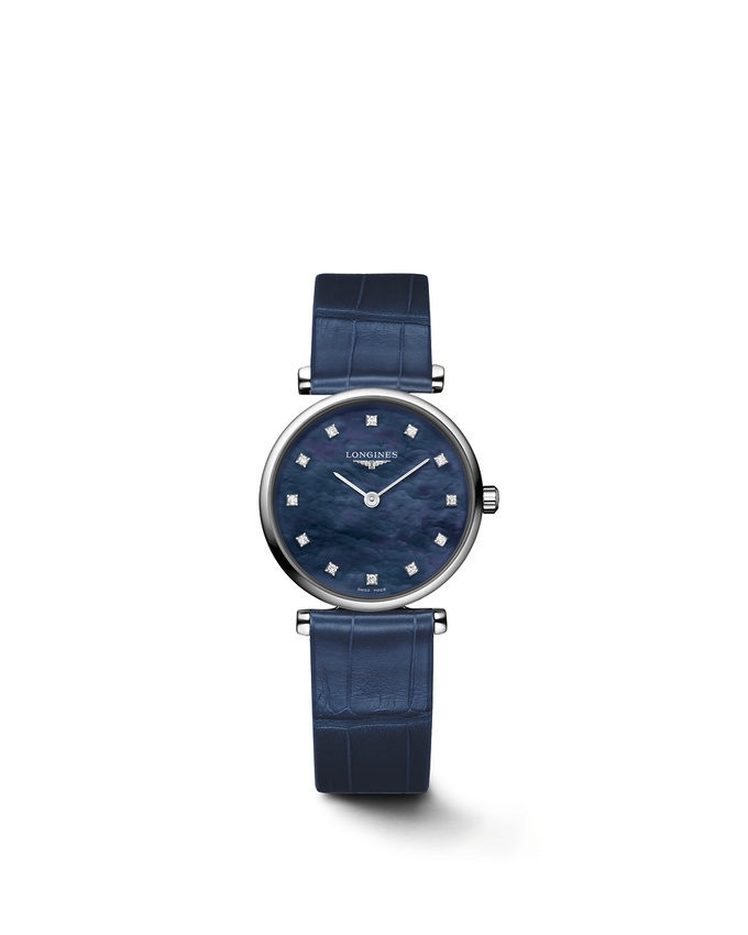 Longines L4.209.4.81.2 : La Grande Classique Quartz 24 Stainless Steel / Blue MOP / Bracelet