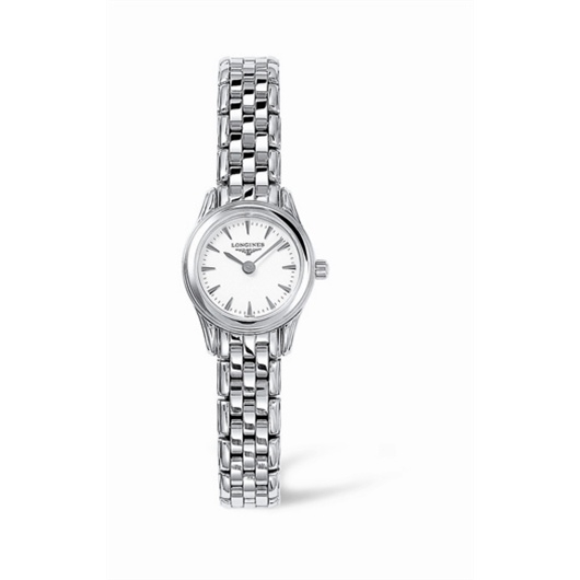 Longines L4.215.4.12.6 : Flagship 20 Quartz Stainless Steel White