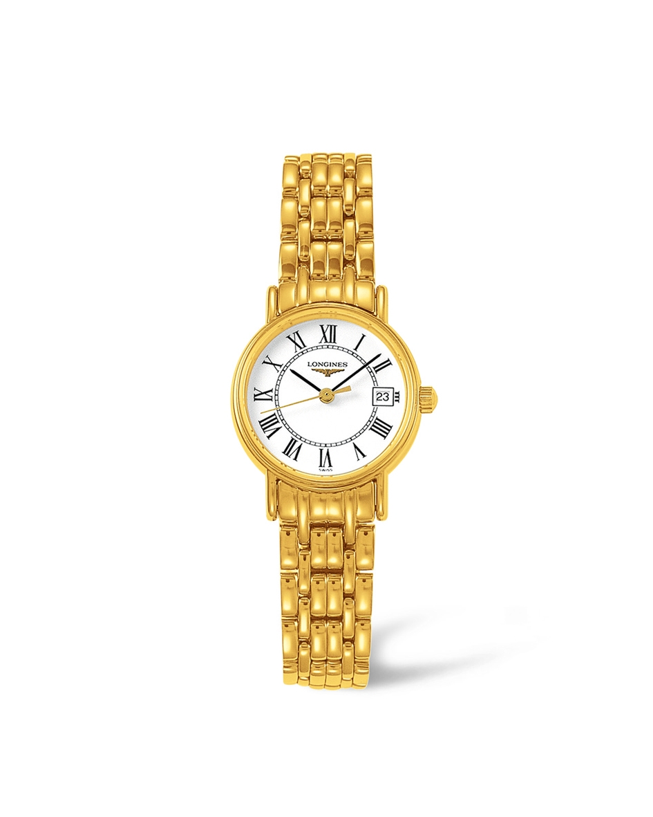 Longines L4.220.2.11.8 : Presence 23.5 Quartz Yellow