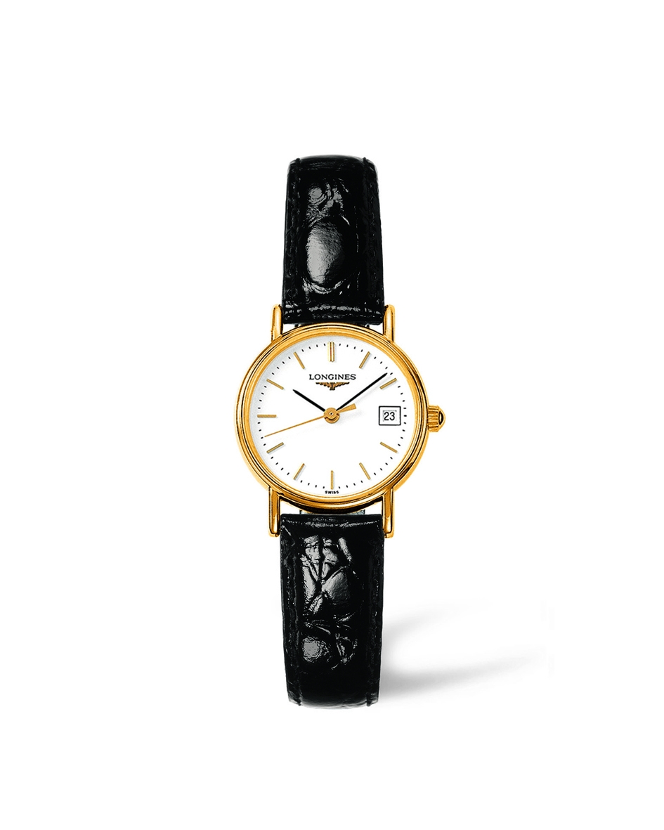 Longines L4.220.2.12.2 : Presence 23.5 Quartz Yellow