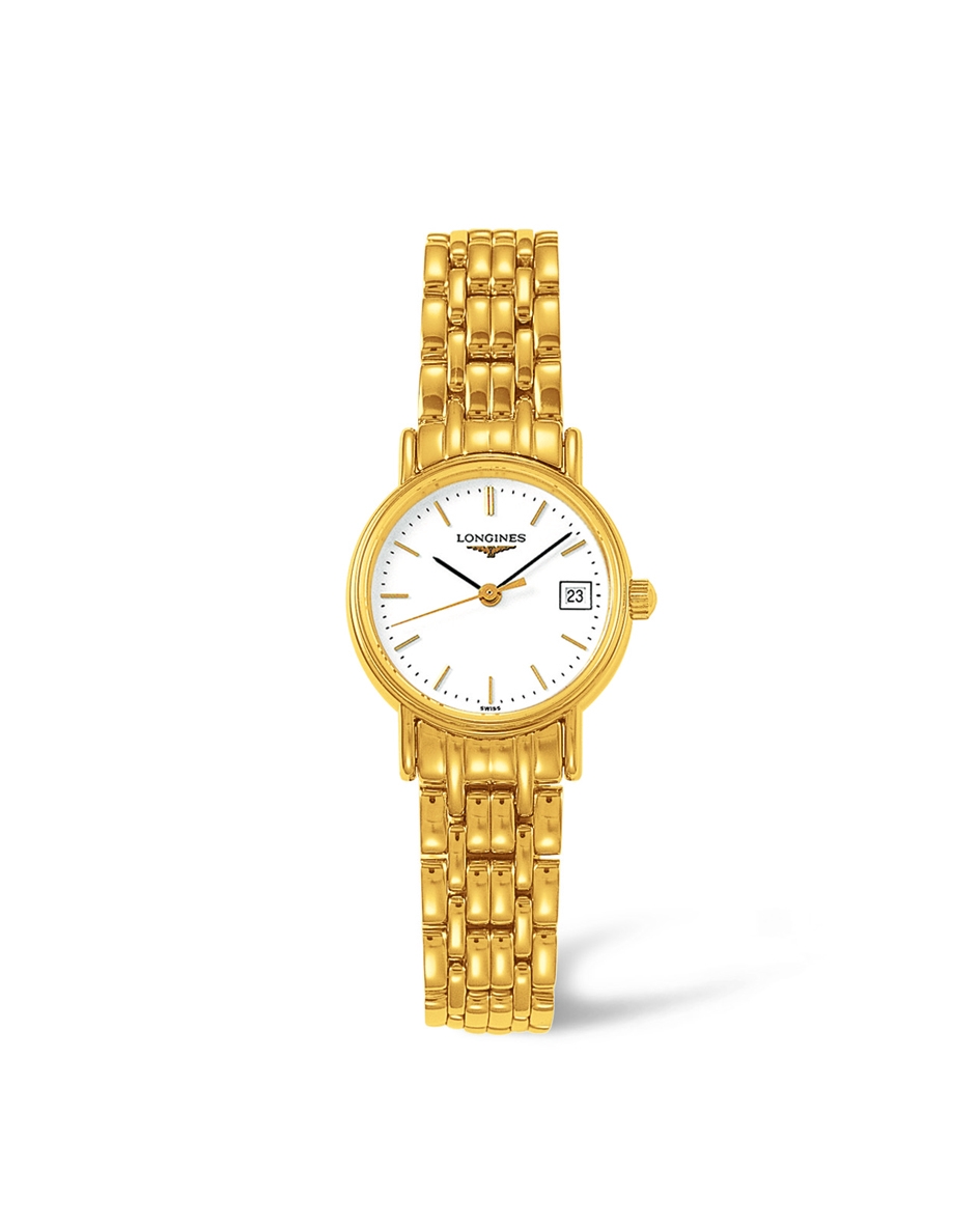 Longines L4.220.2.12.8 : Presence 23.5 Quartz Yellow