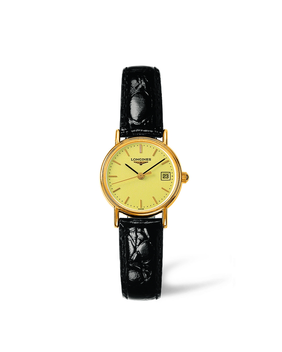 Longines L4.220.2.32.2 : Presence 23.5 Quartz Yellow