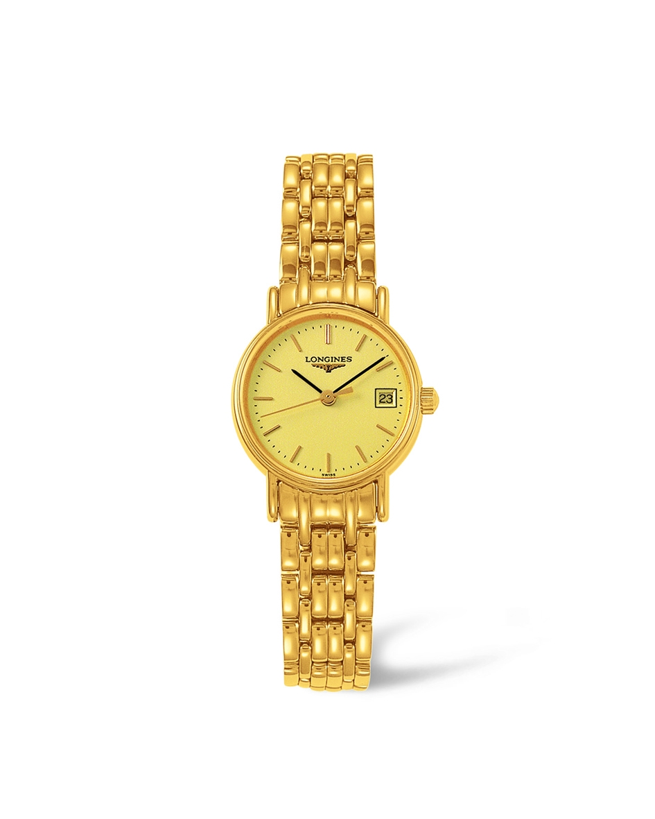 Longines L4.220.2.32.8 : Presence 23.5 Quartz Yellow